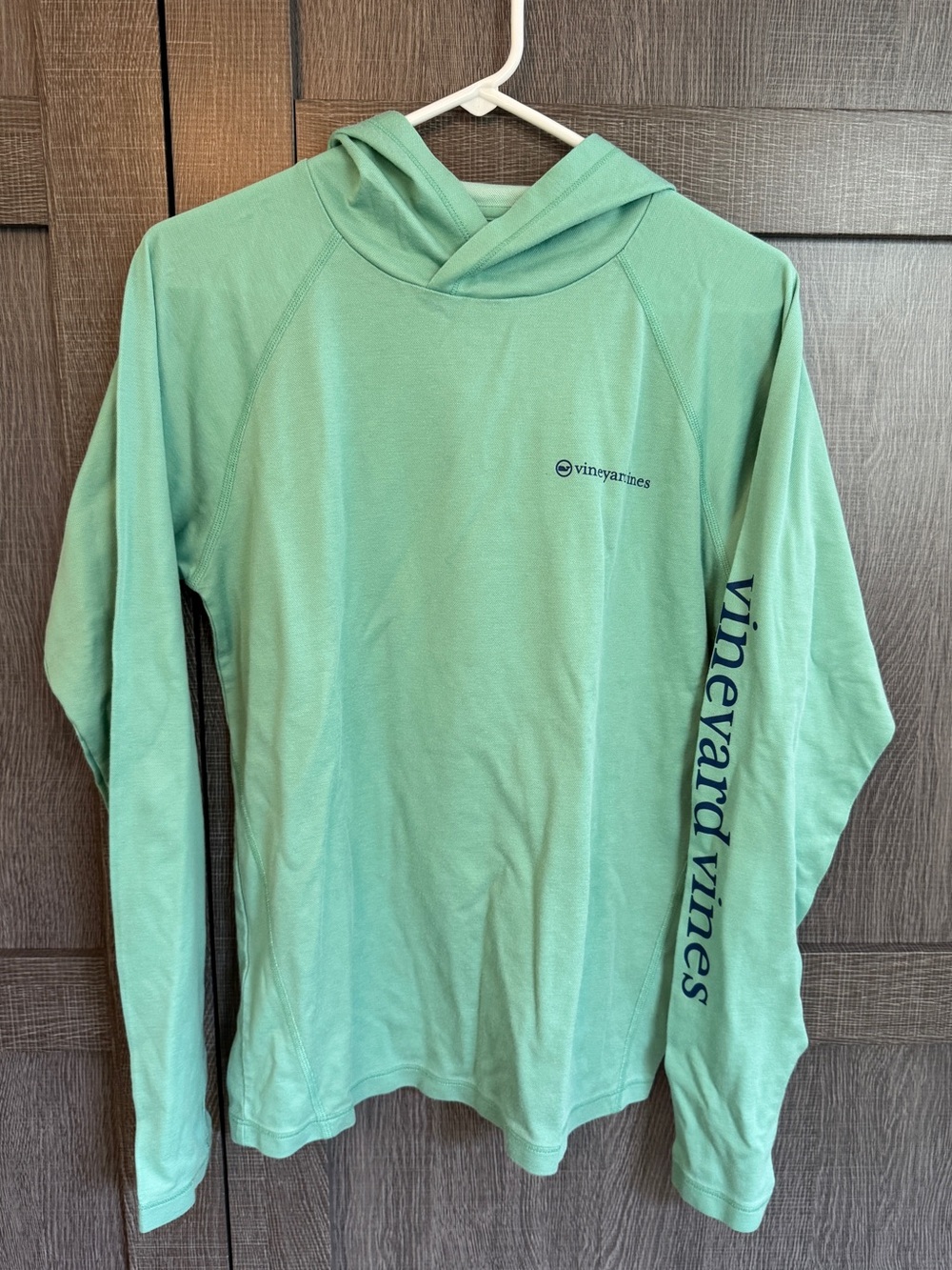Vineyard Vines Men's Mint Green Hooded Shirt